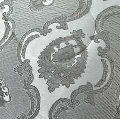 3 PC Quilted Jacquard Bedspread Quilted Comforter Bedding Set Pillows & Cushions (Irenegray)