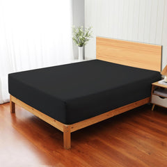 Riccardo Valeria 100- Cotton Sateen Fitted Sheet – Luxury Hotel Quality, Deep Pocket up to 16", Ultra Soft & Breathable, 300 Thread Count, Wrinkle-Free, Cooling, Hypoallergenic, Fade Resistant