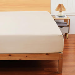 Riccardo Valeria 100- Cotton Sateen Fitted Sheet – Luxury Hotel Quality, Deep Pocket up to 16", Ultra Soft & Breathable, 300 Thread Count, Wrinkle-Free, Cooling, Hypoallergenic, Fade Resistant