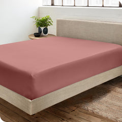 Riccardo Valeria 100- Cotton Sateen Fitted Sheet – Luxury Hotel Quality, Deep Pocket up to 16", Ultra Soft & Breathable, 300 Thread Count, Wrinkle-Free, Cooling, Hypoallergenic, Fade Resistant