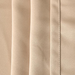 Ready Made Fully Lined Heavy Thick Pencil Pleat Ring Tape Top House Curtains UK Beige