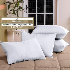 Pillow Cases Multi Pack Standard Size 50x75cm 100% Brushed Microfiber Pillowcase