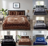 Luxury 2 Ply Heavy Blanket Thick Warm Soft Bed throw Double Sided 200 cm x240 cm