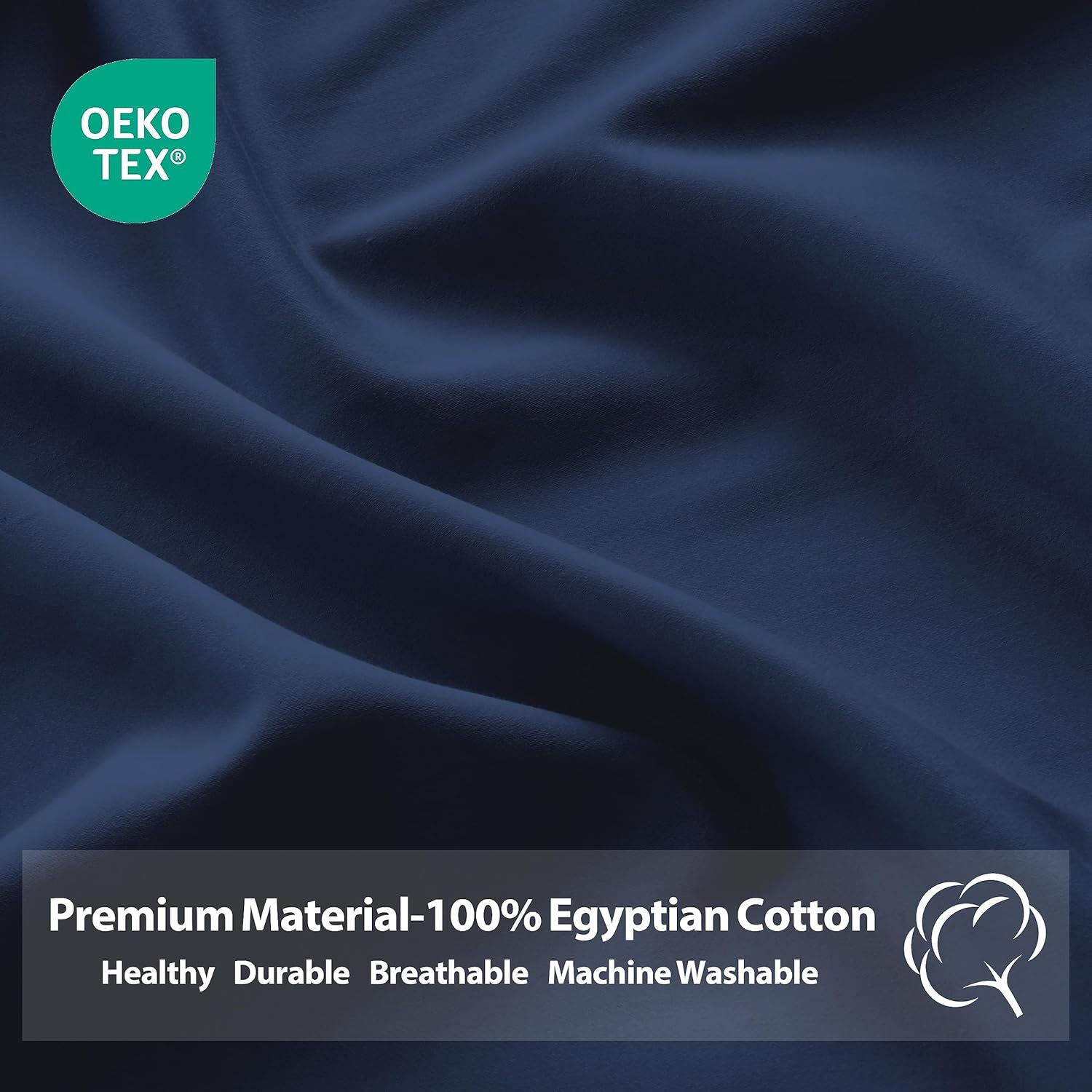 Riccardo Valeria 100- Cotton Sateen Fitted Sheet – Luxury Hotel Quality, Deep Pocket up to 16", Ultra Soft & Breathable, 300 Thread Count, Wrinkle-Free, Cooling, Hypoallergenic, Fade Resistant