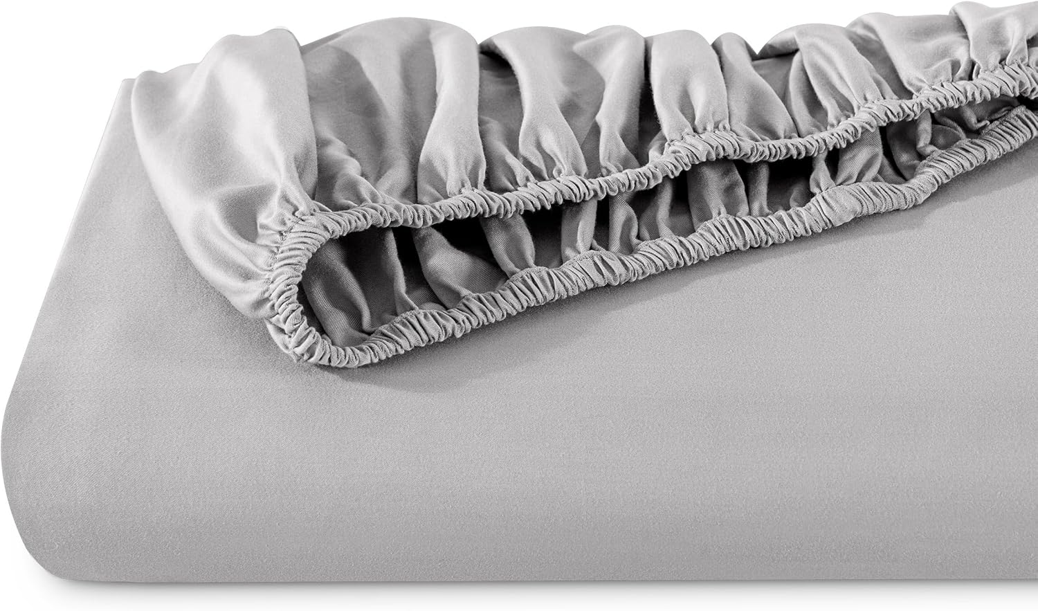 Riccardo Valeria 100- Cotton Sateen Fitted Sheet – Luxury Hotel Quality, Deep Pocket up to 16", Ultra Soft & Breathable, 300 Thread Count, Wrinkle-Free, Cooling, Hypoallergenic, Fade Resistant