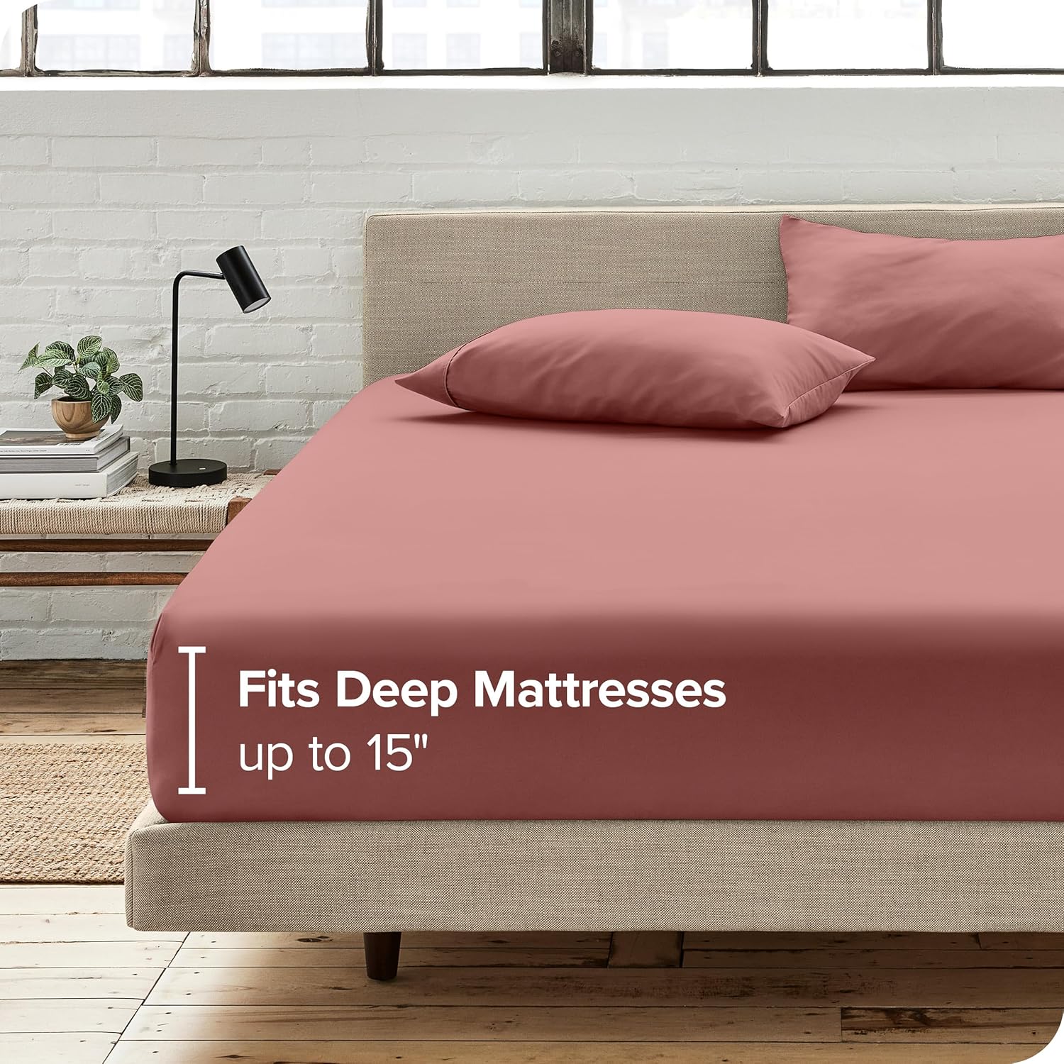 Riccardo Valeria 100- Cotton Sateen Fitted Sheet – Luxury Hotel Quality, Deep Pocket up to 16", Ultra Soft & Breathable, 300 Thread Count, Wrinkle-Free, Cooling, Hypoallergenic, Fade Resistant