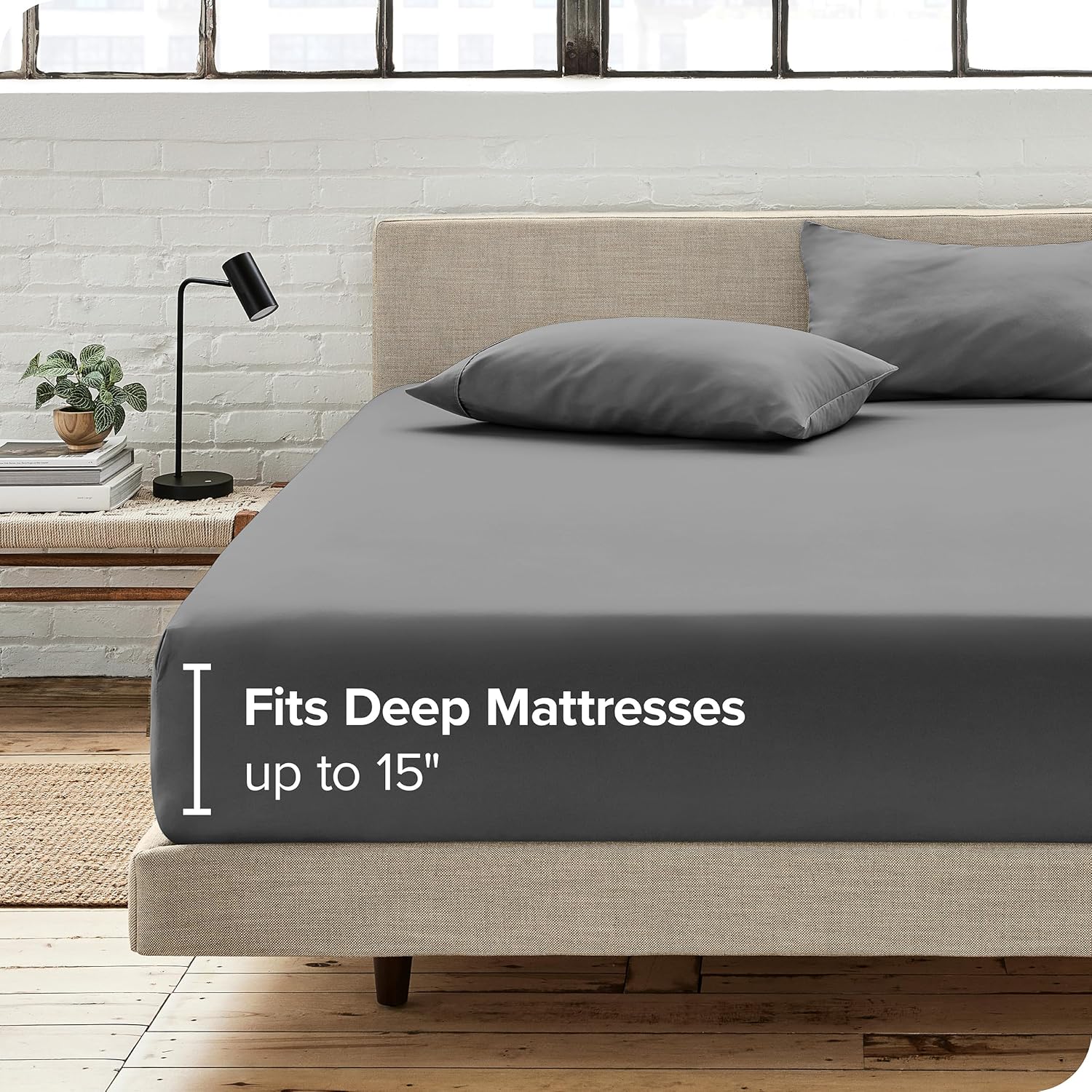 Riccardo Valeria 100- Cotton Sateen Fitted Sheet – Luxury Hotel Quality, Deep Pocket up to 16", Ultra Soft & Breathable, 300 Thread Count, Wrinkle-Free, Cooling, Hypoallergenic, Fade Resistant