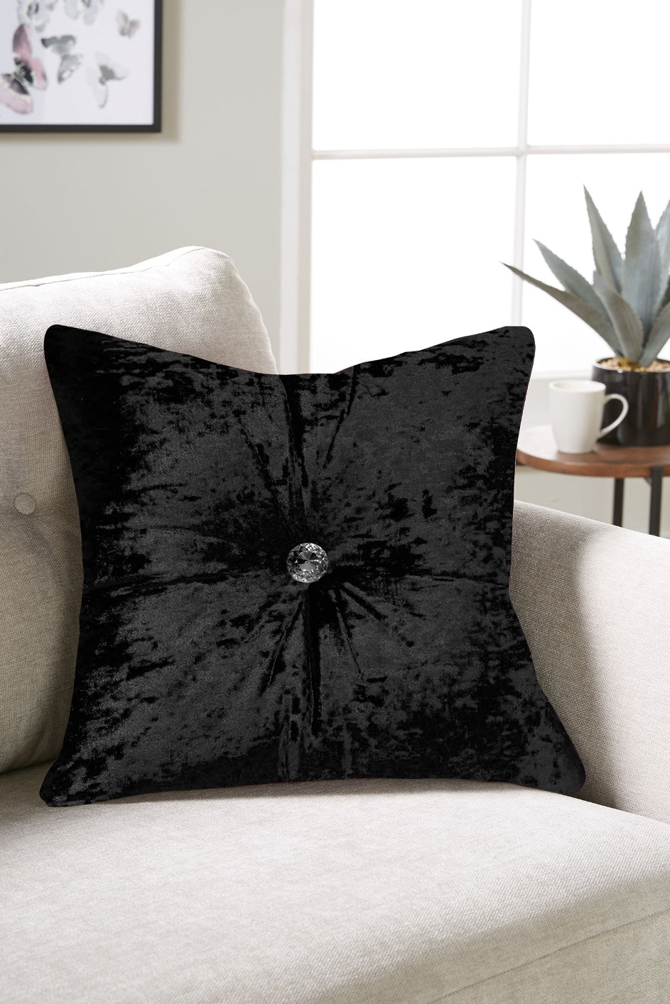 Crushed Velvet Square Cushions