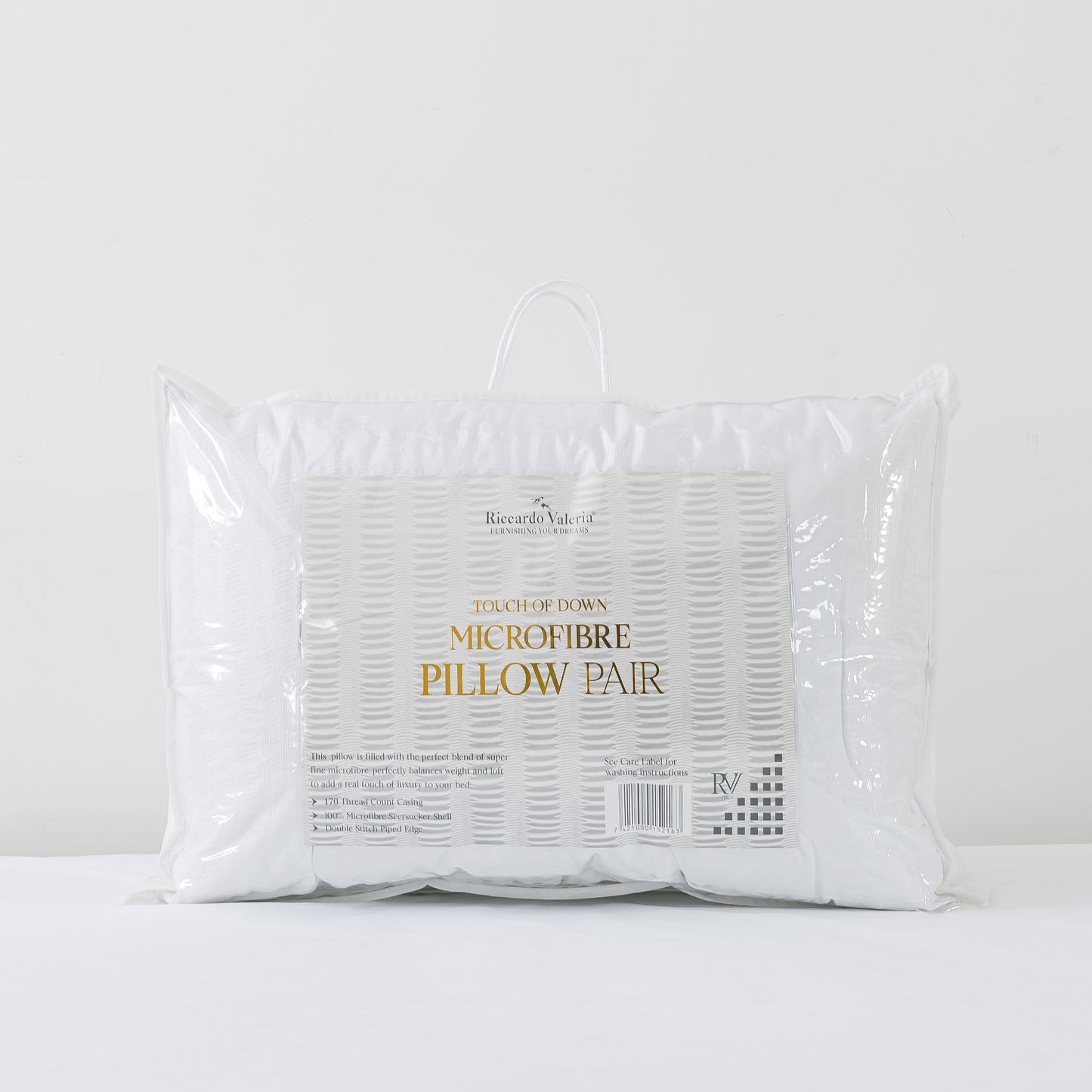 Egyptian Microfibre Pillow pair