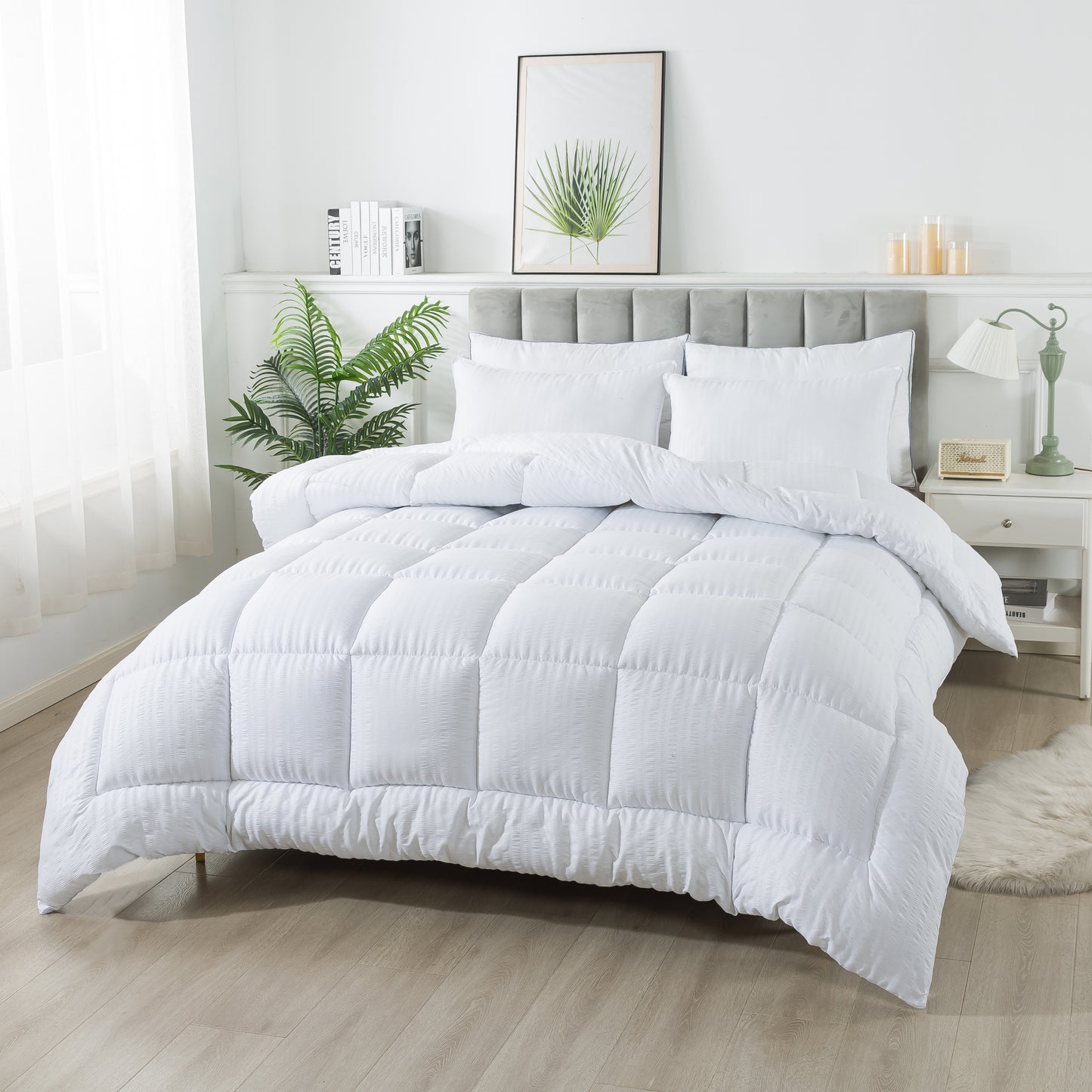 White Duck Feather and Down Duvet