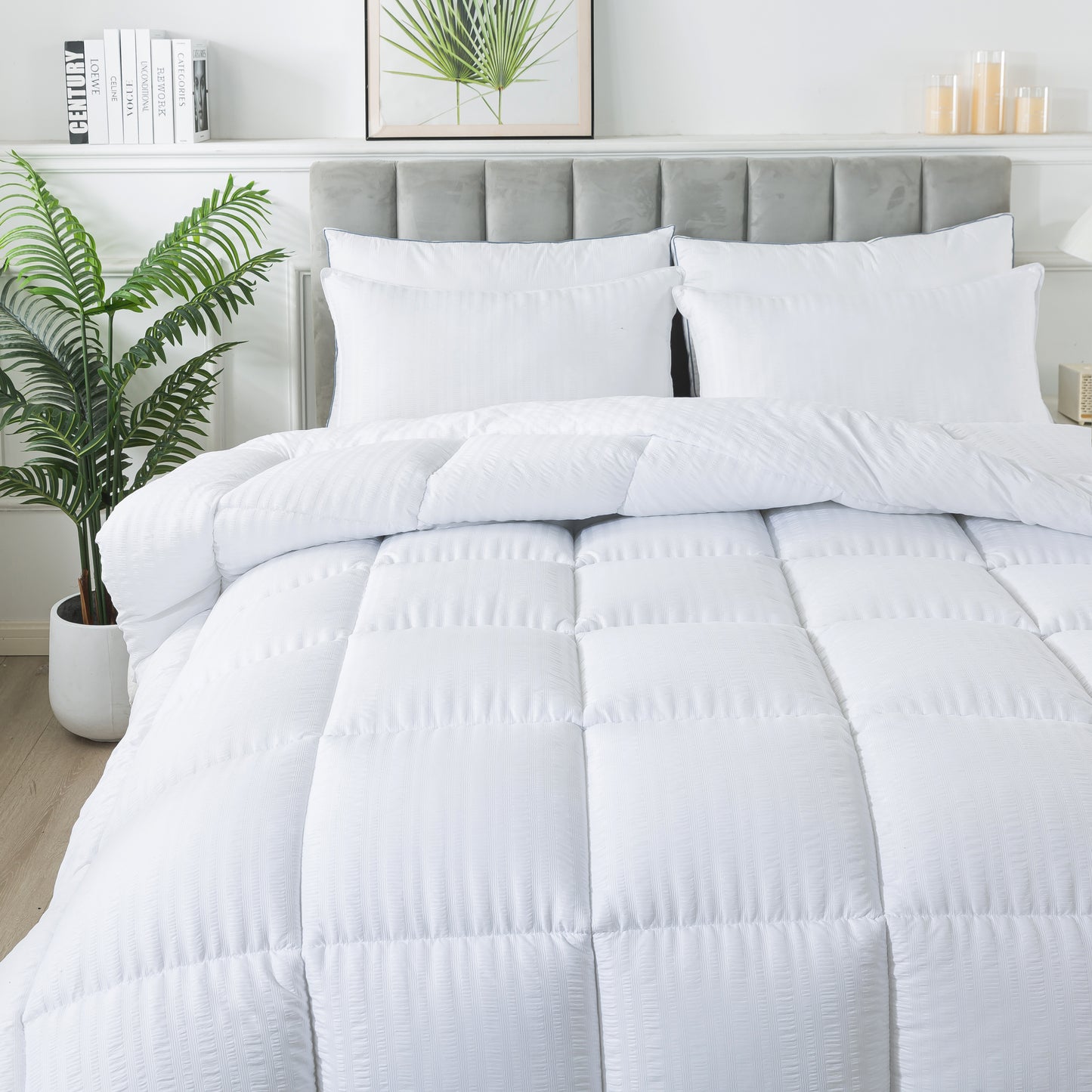 White Duck Feather and Down Duvet