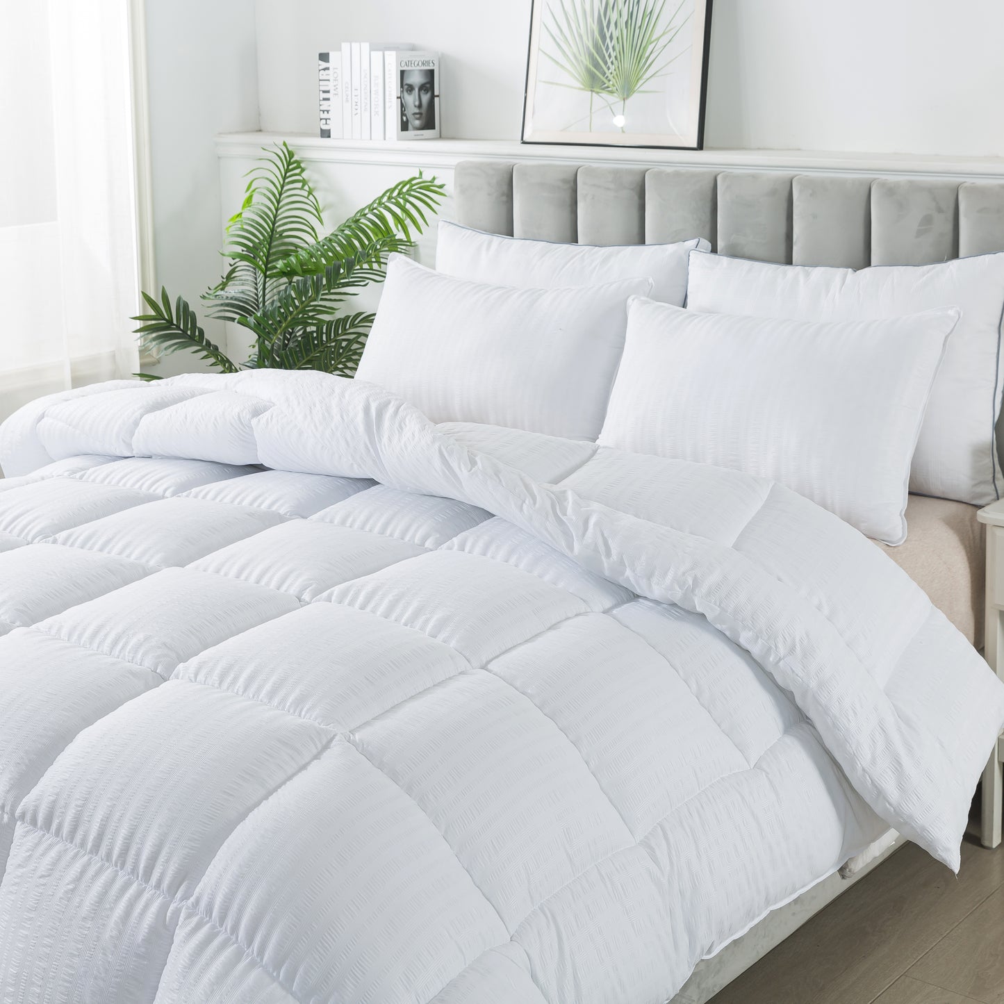 White Duck Feather and Down Duvet