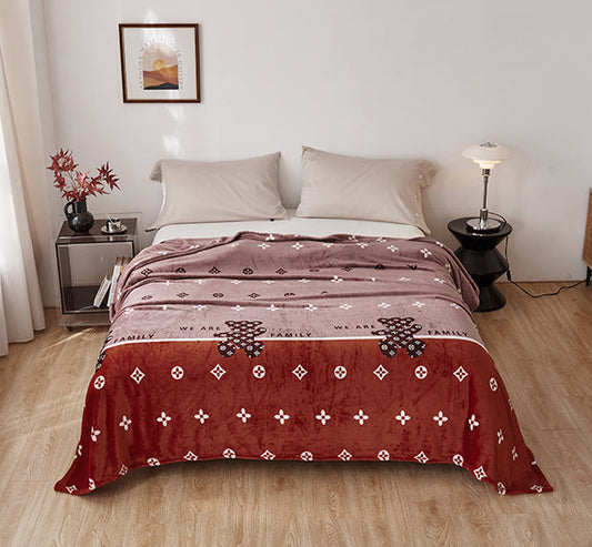 Flannel throw 200X240 cm M-12