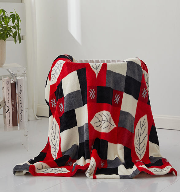 Flannel throw M-3