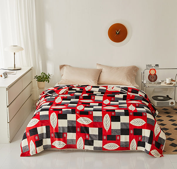 Flannel throw M-3