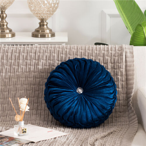 Crushed Velvet Round Cushions