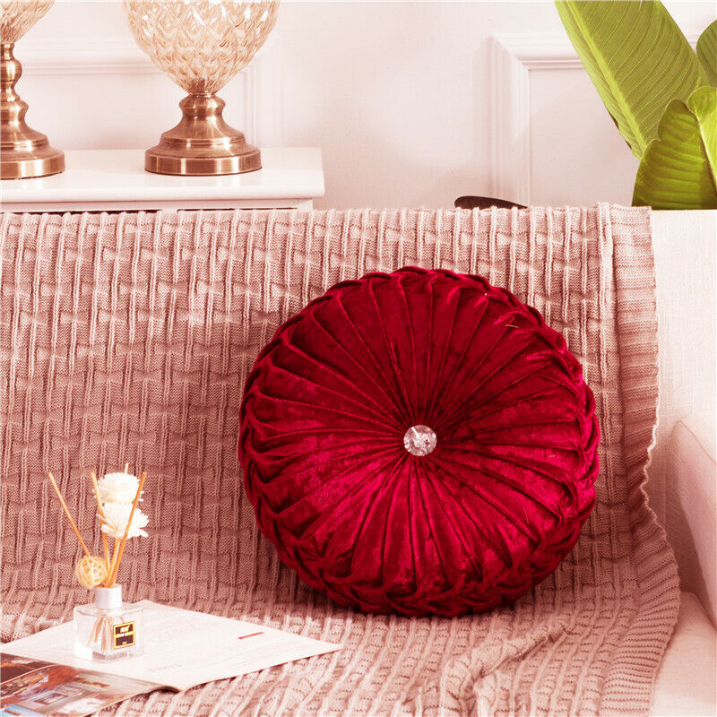 Crushed Velvet Round Cushions