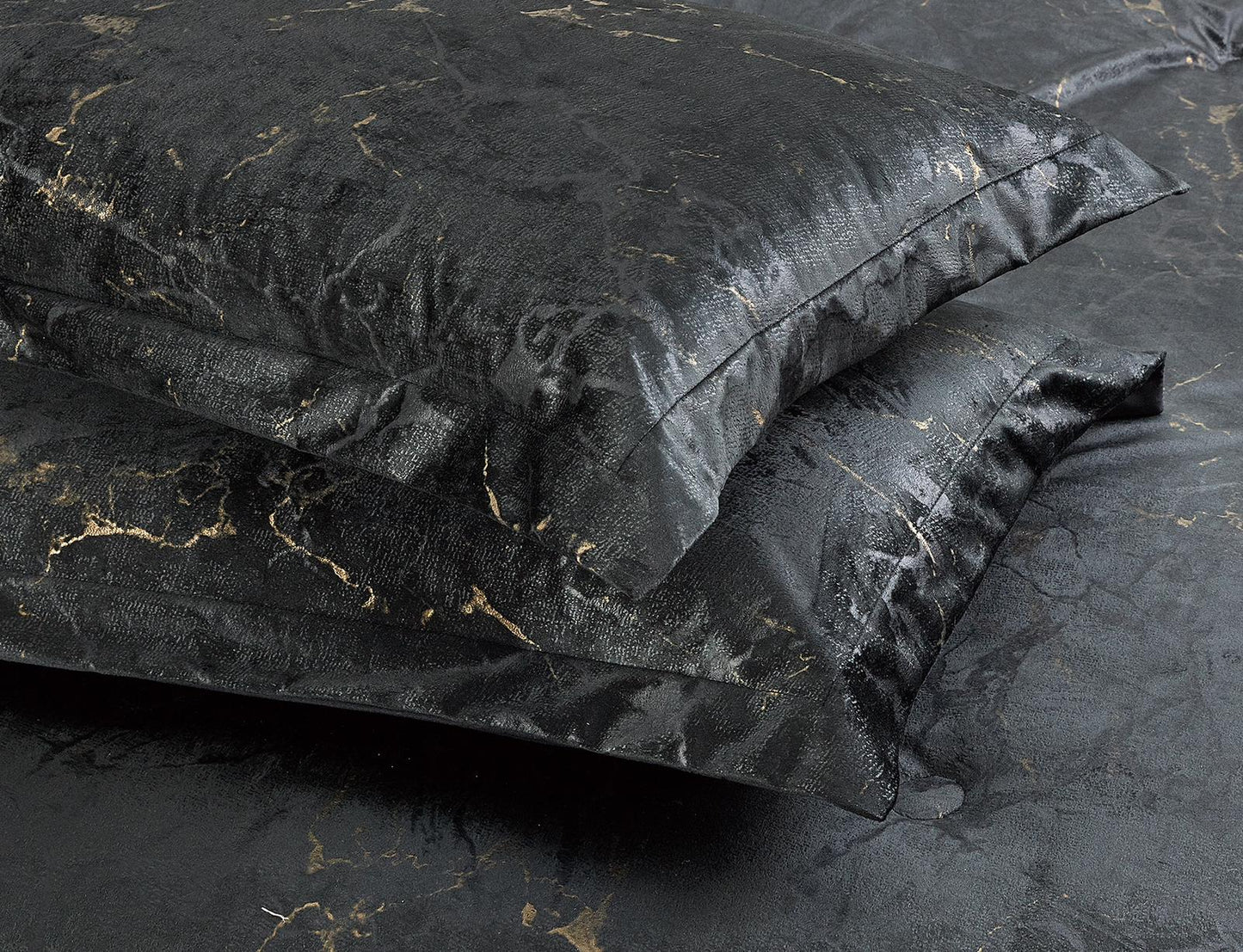 New Black Marble Velvet 7PCS Quilted Bedspread Comforter Bed Throw with Matching Pillow shams (Copy) (Copy) (Copy)