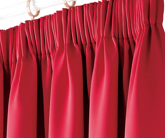 Blackout Pencil pleat SILVER COLOUR Curtains